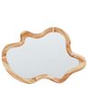 Wall Mirror 89 x 49 cm Light Wood DREVANT_938221