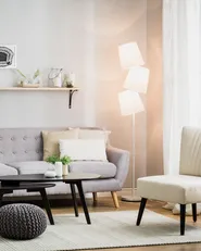 Floor Lamp RIO GRANDE Metal Off-White_870736