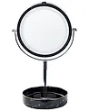 Makeup Mirror LED SAVOIE Black/ Silver