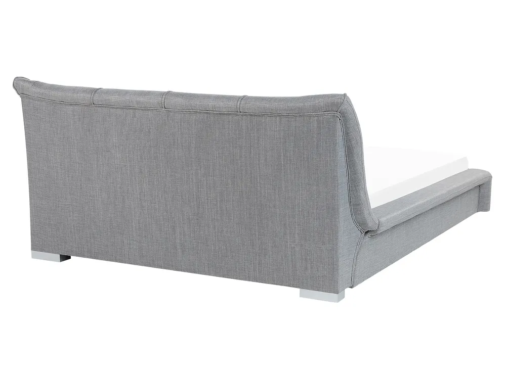 Bed Fabric NANTES 160 x 200 cm (EU King Size) Light Grey_72588