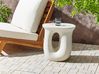 Side Table IDRO 42 cm 28 cm Terrazzo Effect Off-White