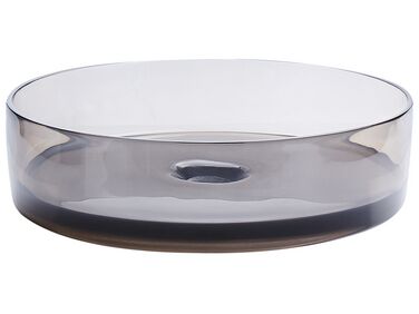 Round Countertop Basin ⌀ 360 mm Black TOLOSA