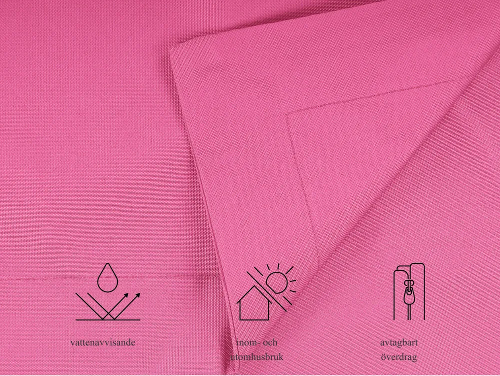 Sittsäck 300 L FUZZY 140 cm 180 cm Fuchsia_980277