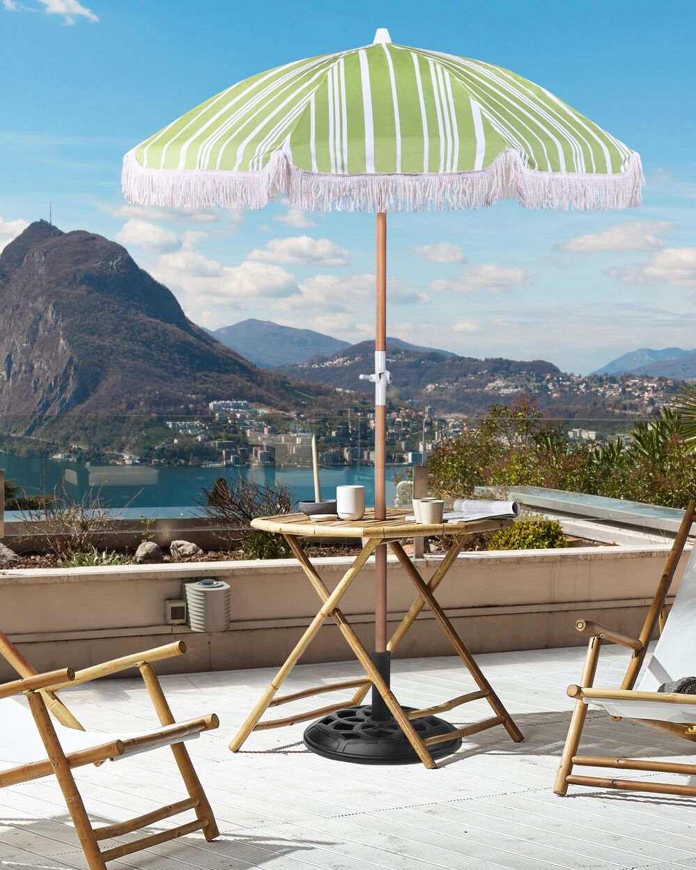 Patio Parasol 150 cm MONDELLO Green