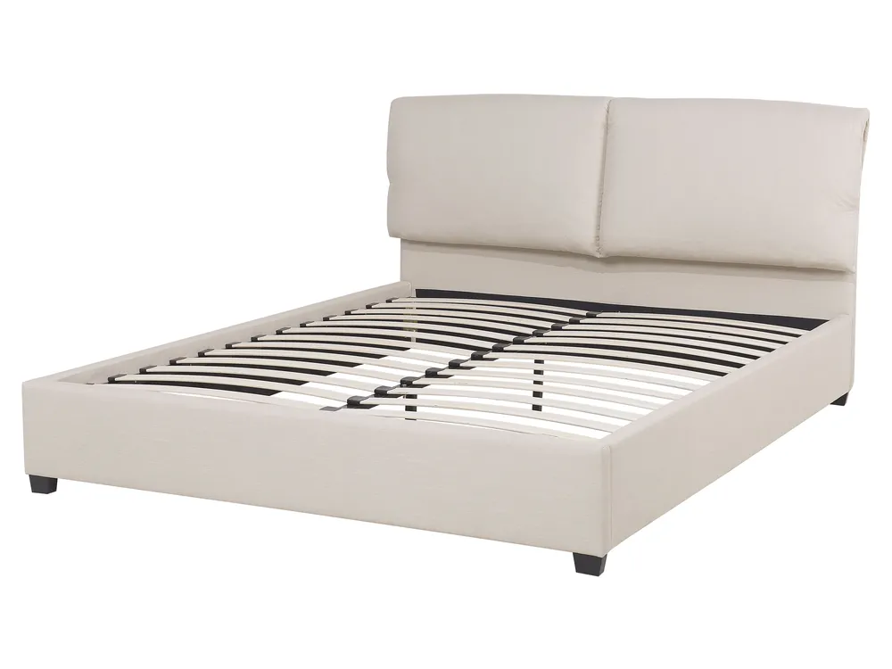 Bed Fabric BELFORT 160 x 200 cm (EU King Size) Light Beige_719982