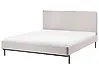 Cama Tela CORIO 160 x 200 cm Beige claro