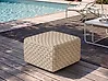 Pouffe NALLI Synthetic Material Taupe