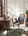 Office Chair BENDRA Faux Leather Black