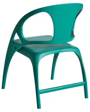 Set of 4 Garden Chairs NEMI Folding Teal_990626