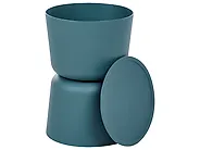 Set of 2 Side Tables ATACAMA 32/40 cm 32/40 cm Teal Orange_1172211