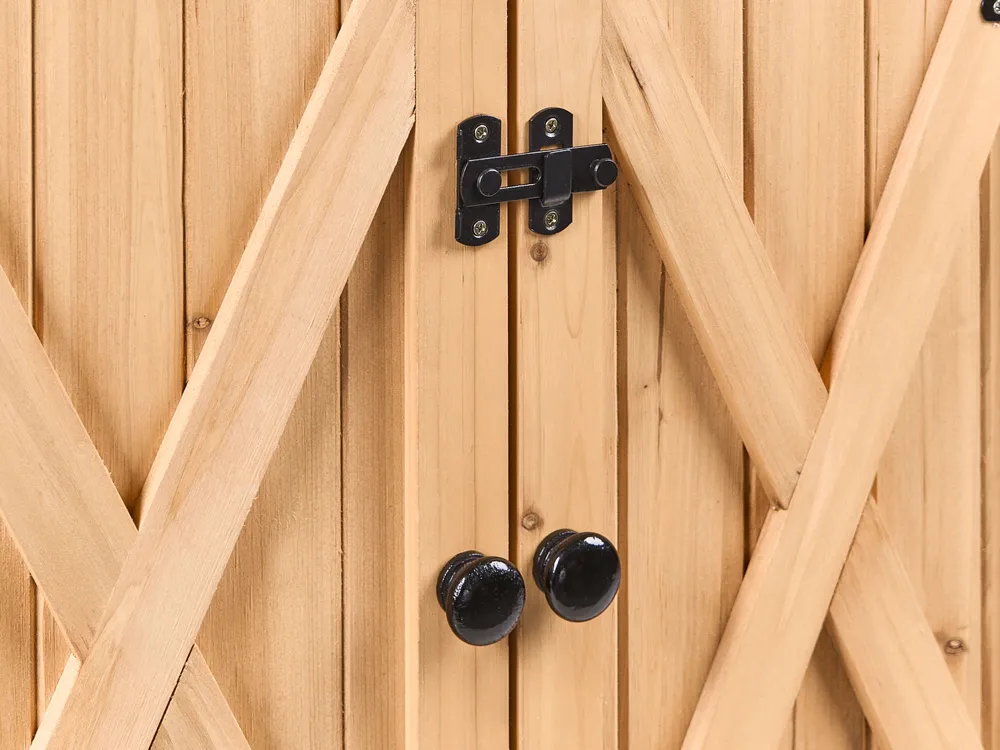 Capanno per gli attrezzi SENIGA 85 cm 46 cm Legno di abete Naturale_1041629