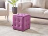 Velvet Pouffe Dark Purple WISCONSIN_932995