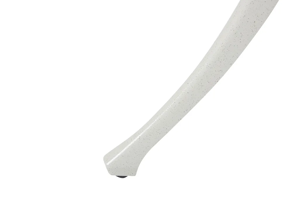 Set da pranzo da giardino 4 posti ANCONA con cuscini Metallo Bianco sporco_806938