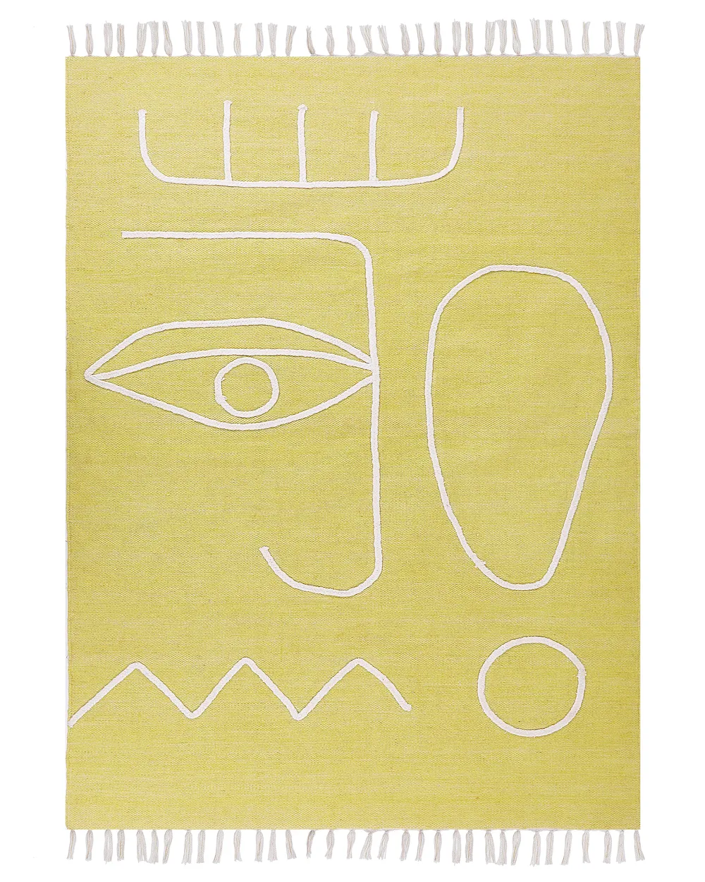 Venkovní koberec žlutý YAVU různé velikosti