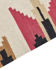 Dywan GARNI Kolorowy 80 x 300 cm Kilim Bawełna_870134