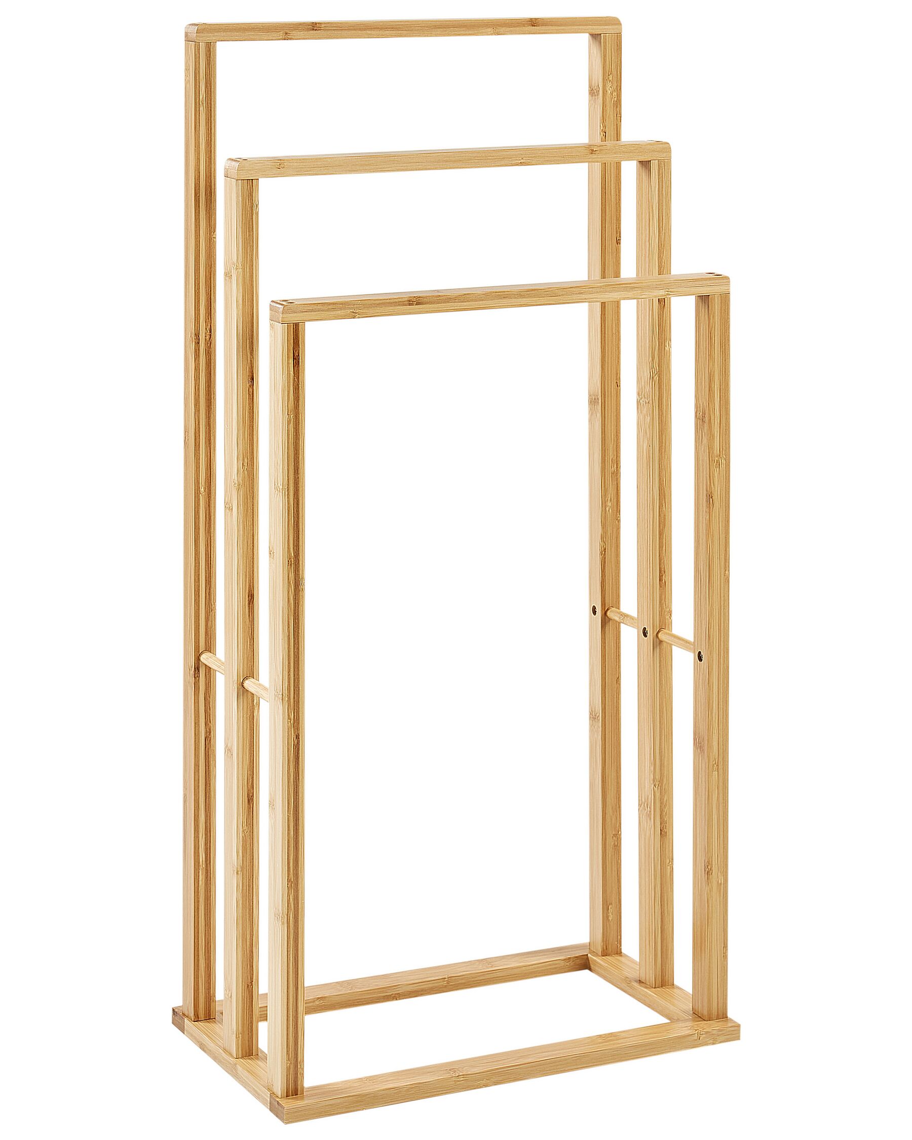 Porte-serviettes en bambou 40 x 81 cm bois clair TUPELO_927257