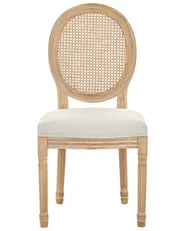 Set van 2 stoelen NIVLOC Hout Lichtbruin/beige_1090752