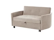Sofa Bed 2 Seater HOVIN Fabric Taupe_962235