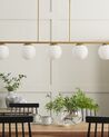 5 Light Metal Pendant Lamp Gold ZIKULI_818200