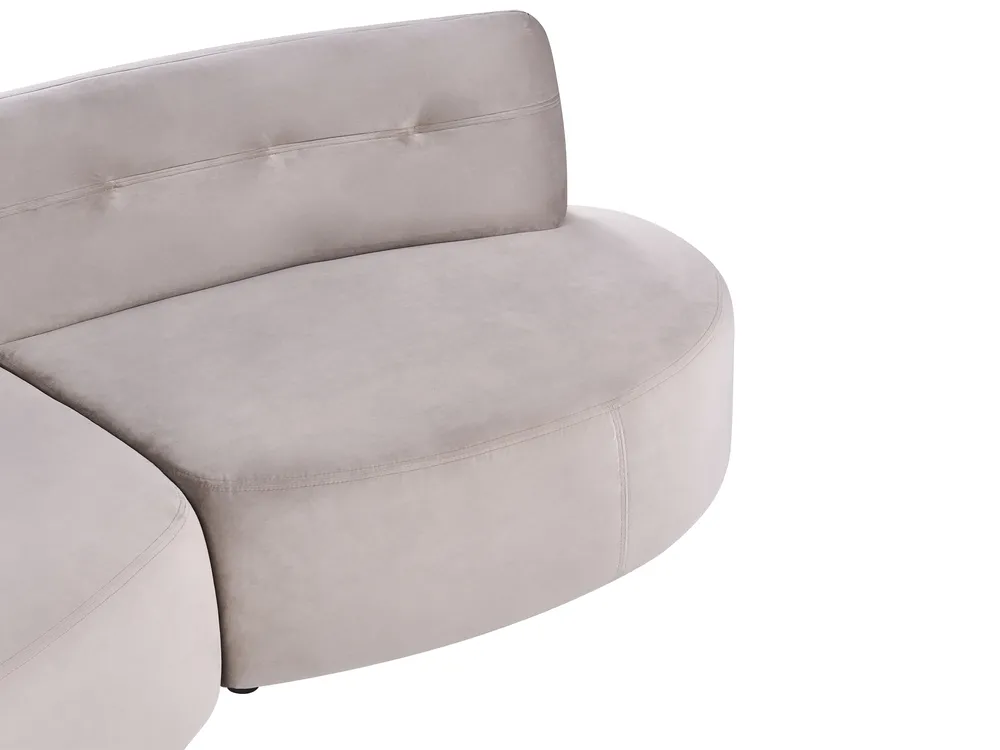 Sofa 3 Seater LAERDAL Velvet Taupe_1062025