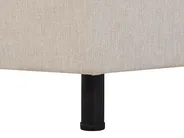 Adjustable Bed Fabric DUKE 80 x 200 cm (EU Small Single) Beige_771765