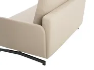 Divano letto 2 posti BELFAST Tessuto Beige_798394