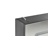 Szafka łazienkowa wisząca z lustrem LED CONDOR 40 cm 60 cm Czarny_905758
