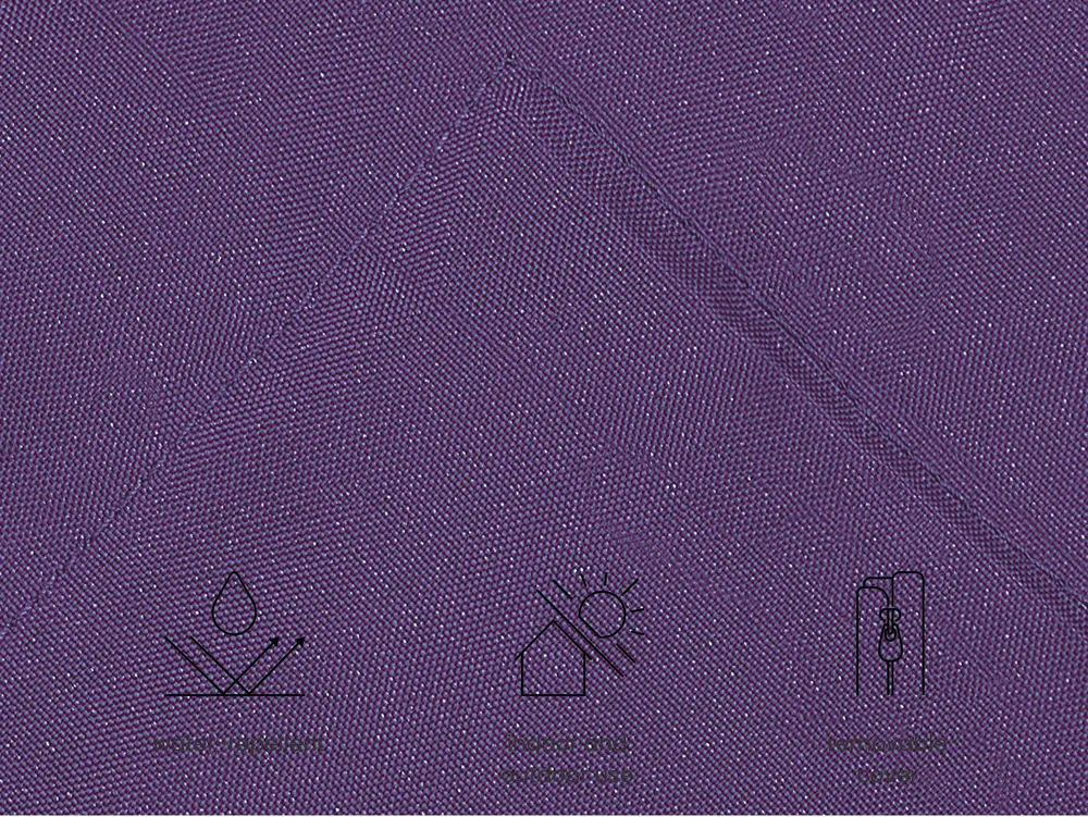 Bean Bag 300 L FUZZY 140 cm 180 cm Violet_1005159