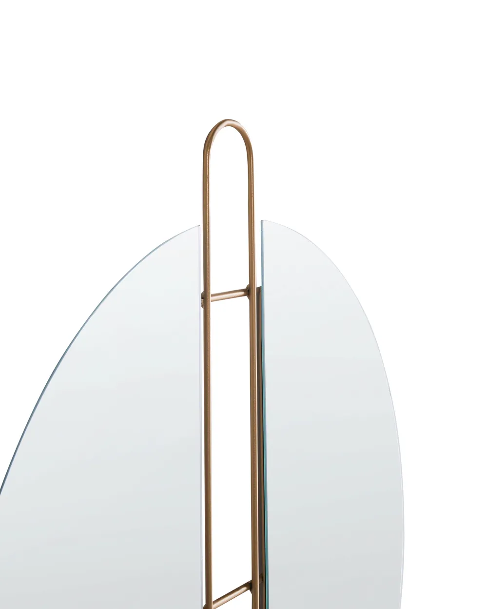 Lustro ścienne ATTIN 52 cm 65 cm Złoty_812846
