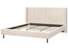 Boucle EU Super King Size Bed Beige VILLETTE_882694