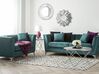 3-istuttava sohva samettinen sinivihreä GAULA_706369
