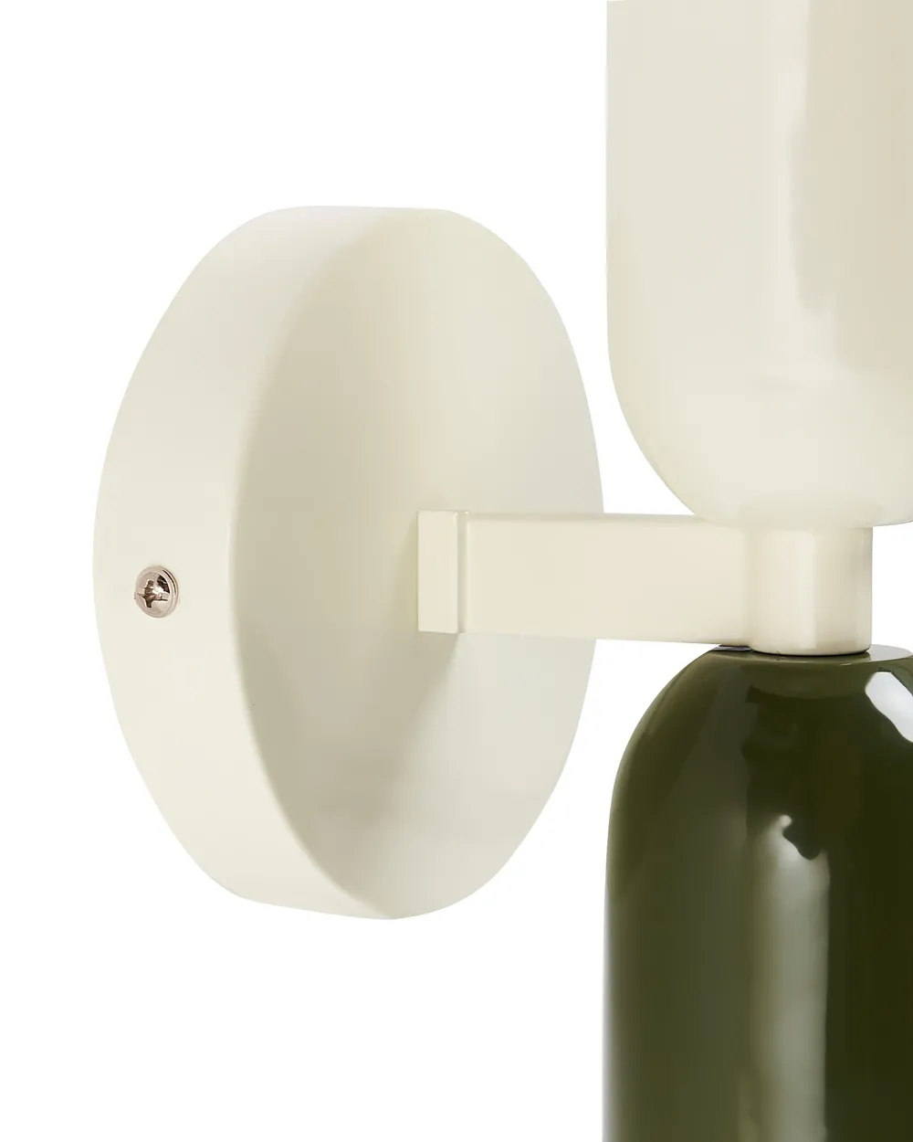 Set di 2 lampade da parete TOPI Metallo Bianco sporco_987484