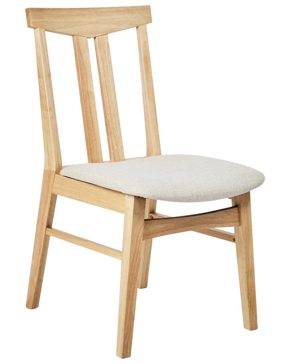 Set di 2 sedie da pranzo AVALON Legno Beige chiaro_952332