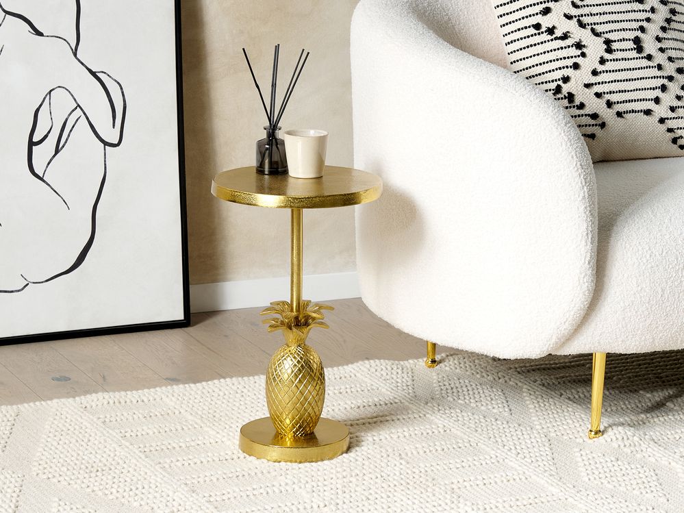 Bord PANNOUVRE Metal Guld