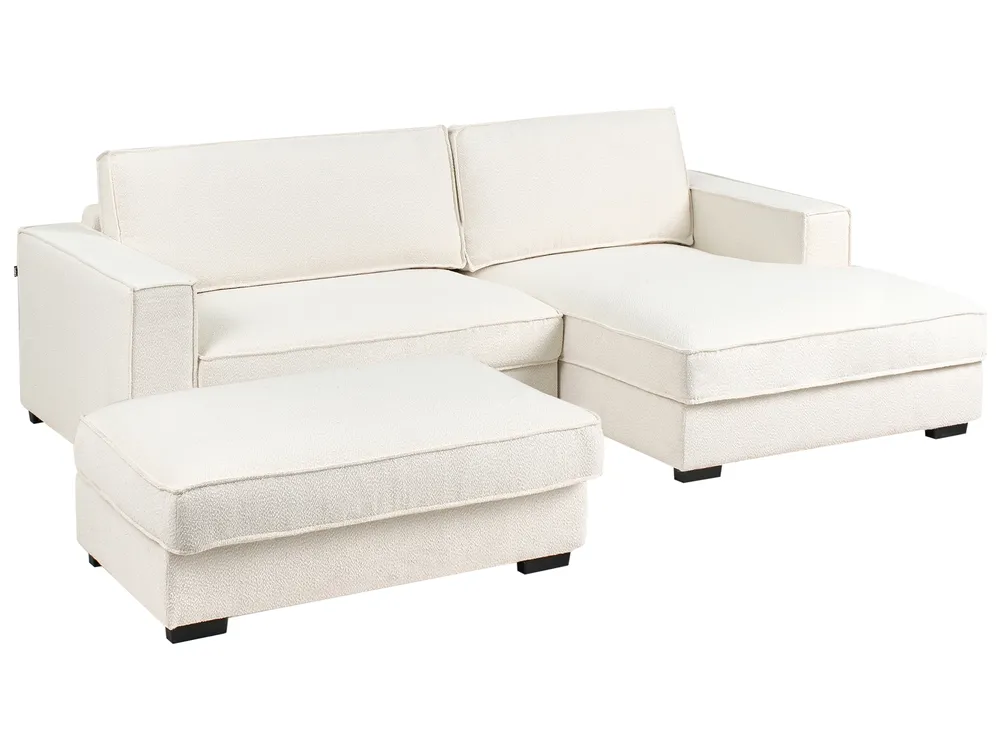 Corner Sofa RENDERS with Ottoman Boucle Off-White Left Hand_988587