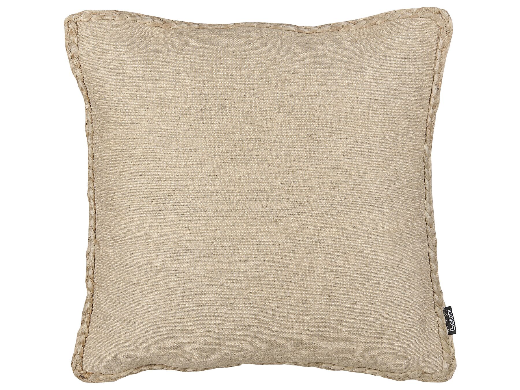 Dekokissen Jute beige 45 x 45 cm ELLIOTTIA_885581