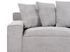 3 Seater Jumbo Cord Sofa Light Grey VISKAN_939106