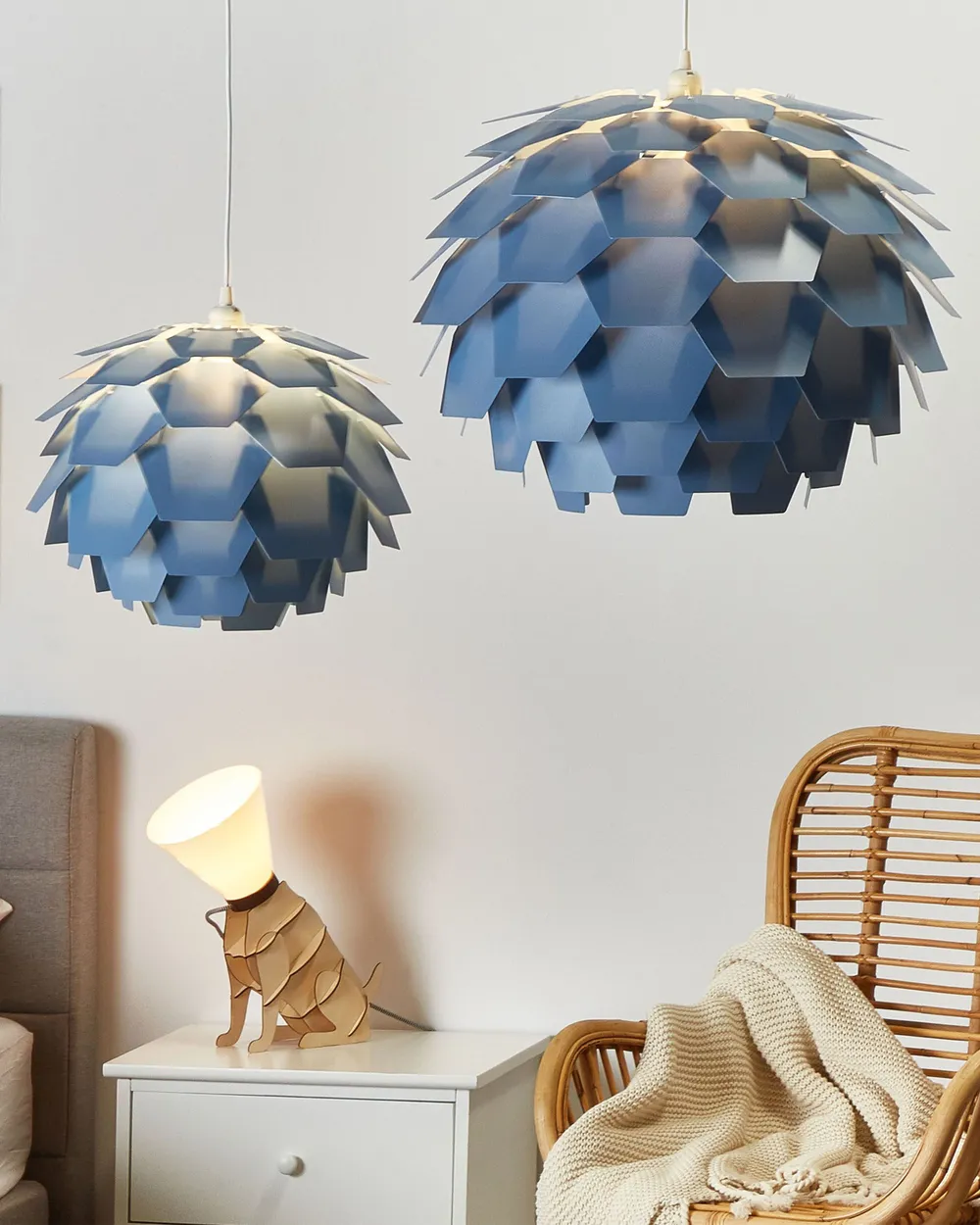 Lampa wisząca SEGRE S Niebieski