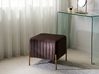 Repose-pied UTAH Velours Marron foncé