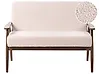 Sofa 2 Seater ESRUM Boucle Dark Brown/ Beige