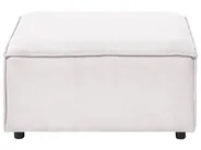 Modular Corner Sofa 2 Seater ARDAL with Ottoman Corduroy Off-White Left Hand_1008068