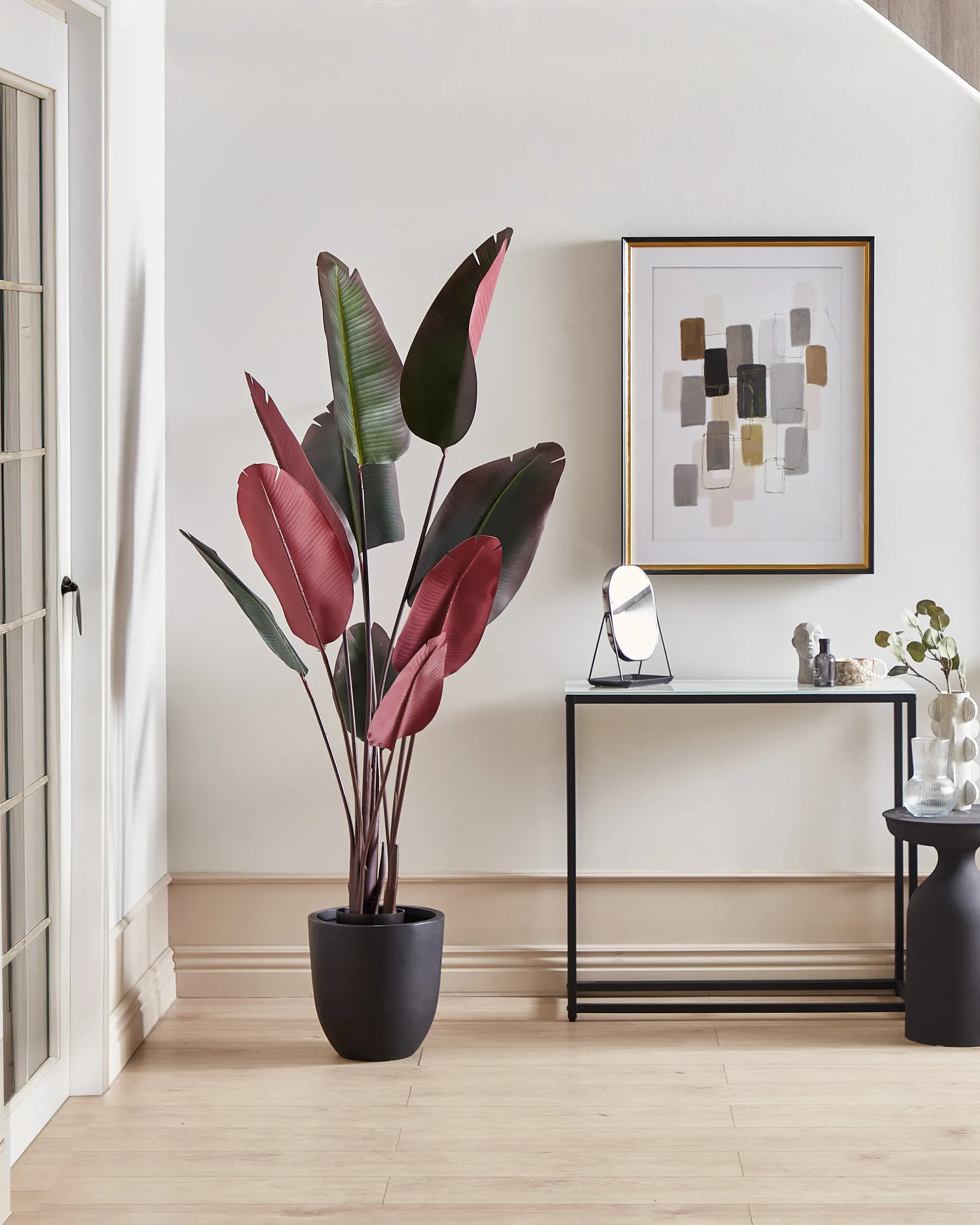 Sztuczna roślina BANANA TREE 163 cm Zielony_917266