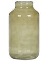 Vase en verre 30 cm vert olive DHOKLA_823674