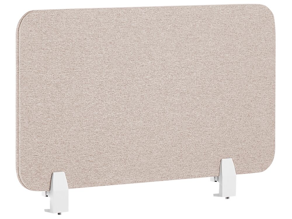 Desk Screen WALLY 80 x 40 cm Beige