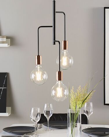 3 Light Pendant Lamp Back BOGNA