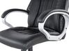 Cadeira de escritório em pele sintética preta TRIUMPH_504129