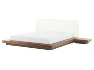 Letto ad acqua Pelle sintetica ZEN 160 x 200 cm Frassino marrone_754518