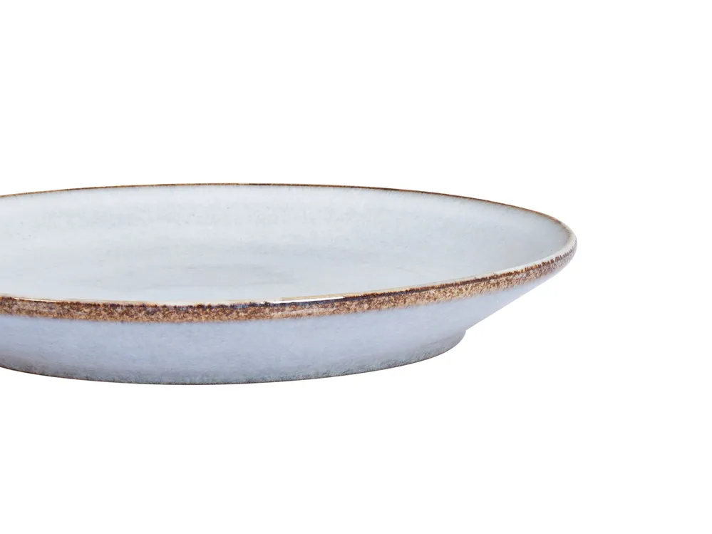 Zestaw 8 małych talerzy JUNIPER Kamionka Błękitny_986524