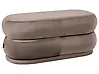 Bench ELLENDALE Velvet Dark Brown