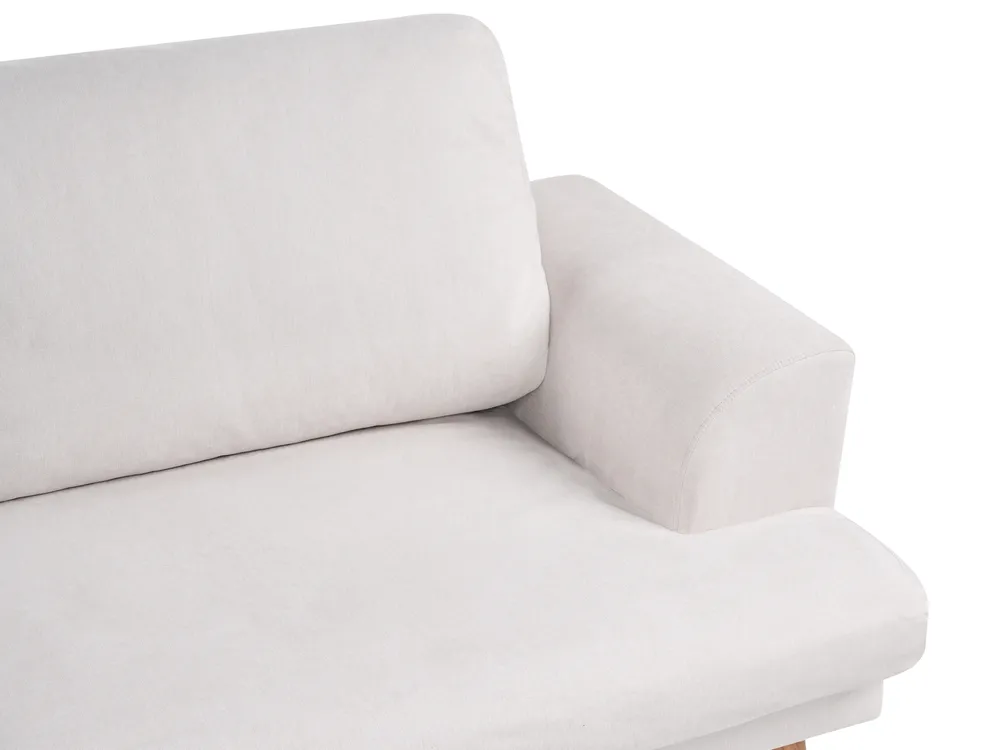 Sofa 3 Seater KILDAL Fabric Light Beige_1058496